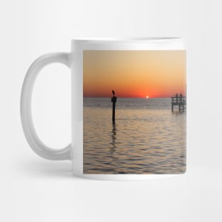 A new day, fishing on the York River in Virginia Mug